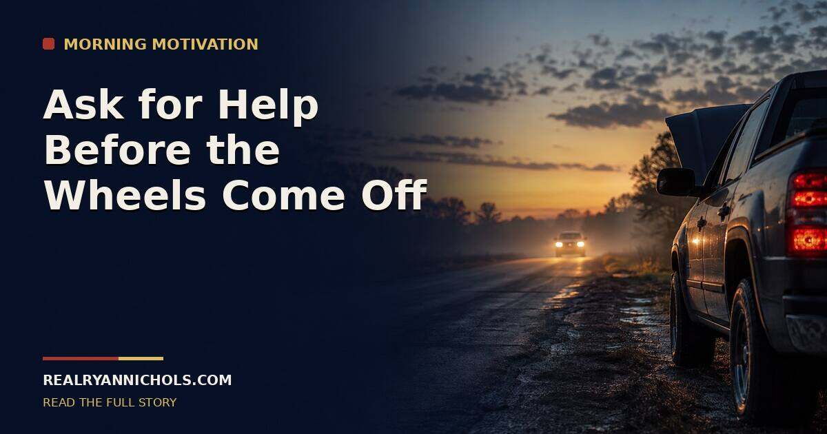 Ask for Help Before the Wheels Come Off social preview