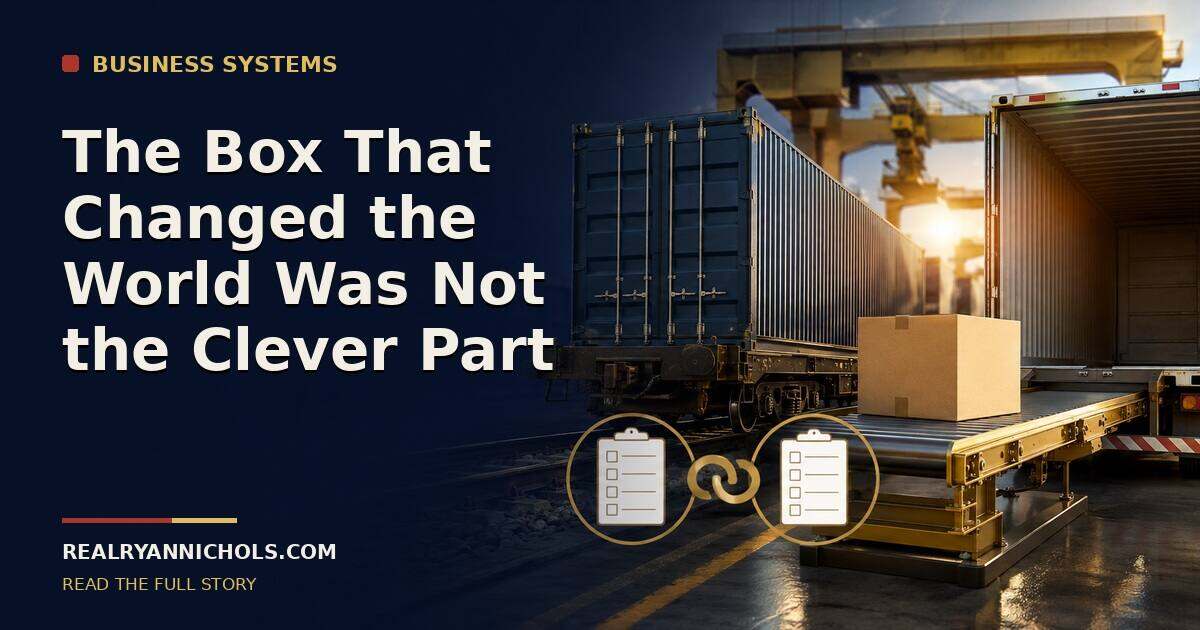 The Box That Changed the World Was Not the Clever Part social preview