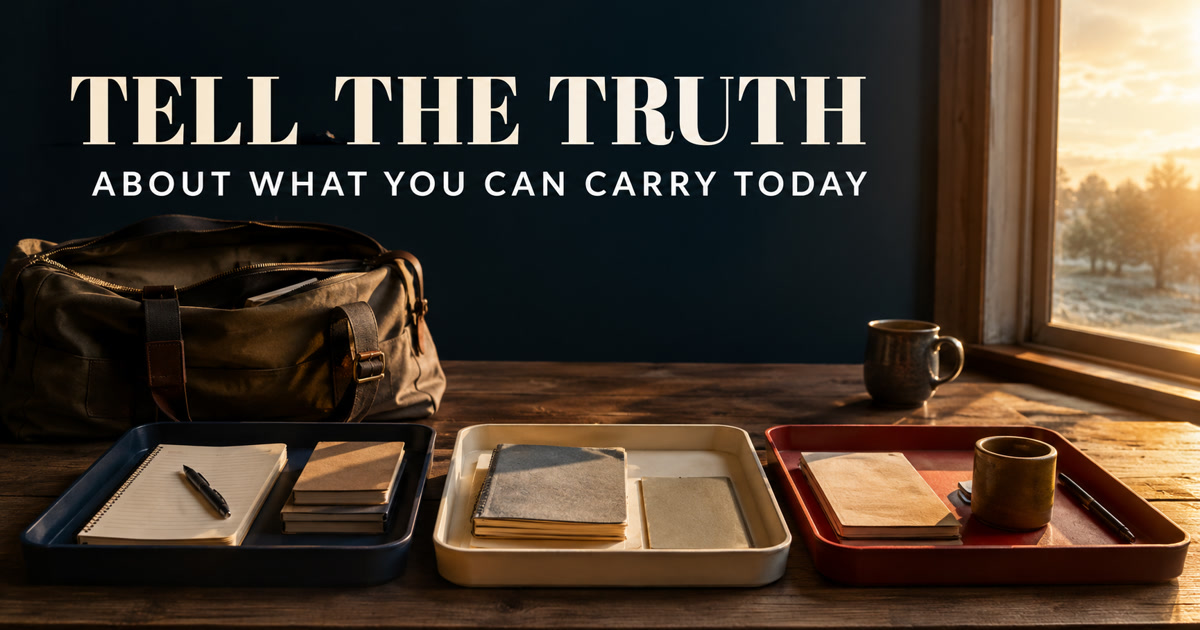 Tell the Truth About What You Can Carry Today social preview