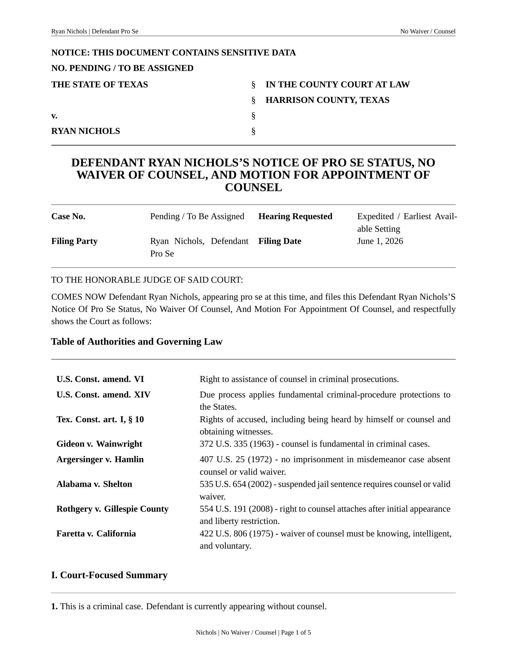 EX-025A - Motion 1 filing preview