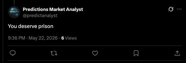 @predictanalyst - deserve prison