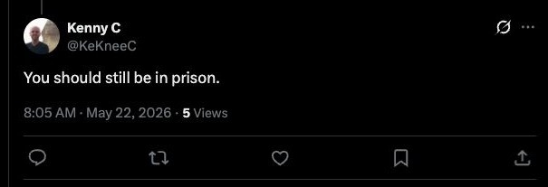 @KeKneeC - still in prison