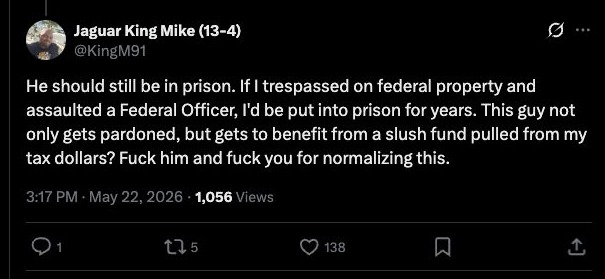 @KingM91 - still in prison